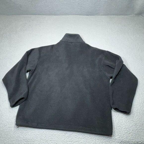 Helly Hansen Jacket Men Medium Black Fleece Pullover Workwear Zip Outdoor Y2K - Picture 10 of 14